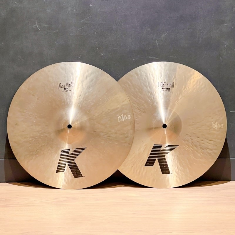 Zildjian USED 中古 K Zildjian Light HiHat 15 pr [NKZL15LHT/15LHB][1105g/1410g]