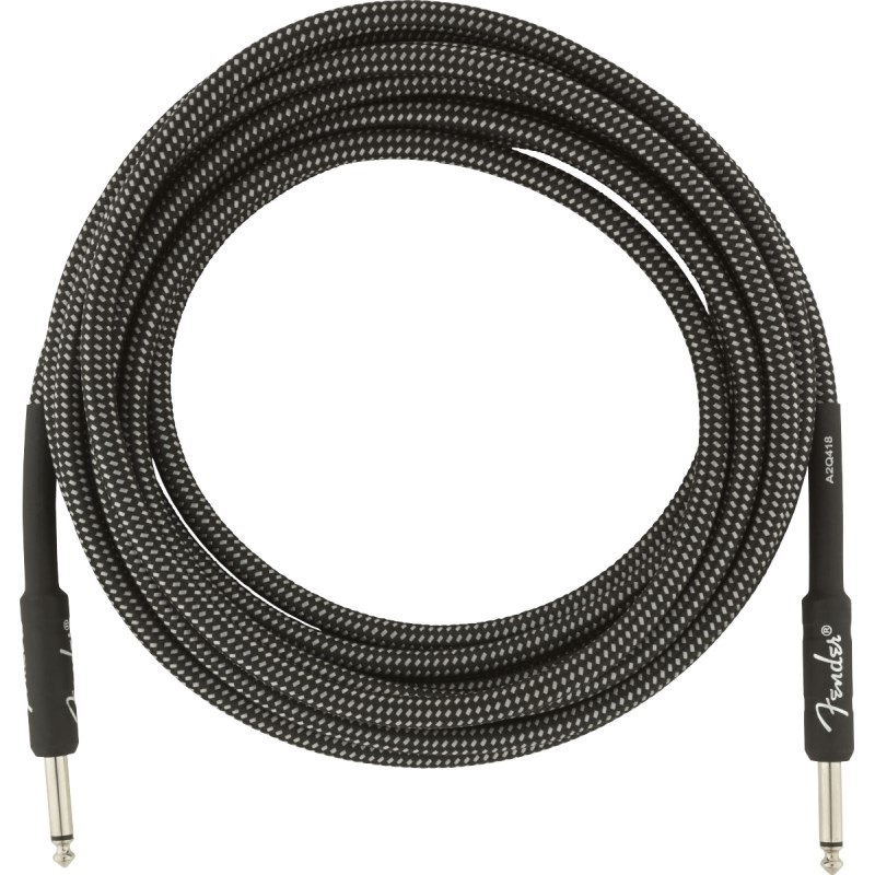 Fender USA Professional Series Instrument Cable， 15'， Gray Tweed [0990820065]