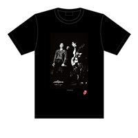 Mick & Keith Photo by Mikio Ariga Tokyo Japan 1990 S/S Tee Black-L