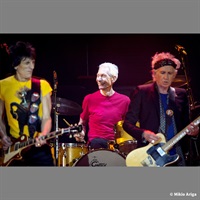 No. 04 Tokyo Japan 2014ｽﾄｰﾝｽﾞ来日35周年有賀幹夫写真展額装