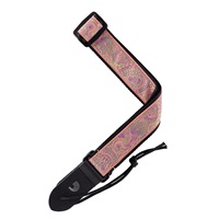 ジャカードウクレレストラップ 15UKE03(ペイズリー、ピンク/グリーン) ダダリオ