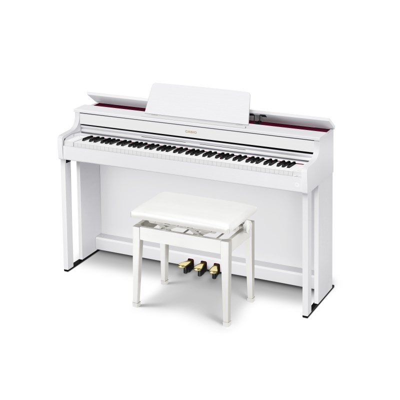 CASIO 電子ピアノ ホワイトウッド
