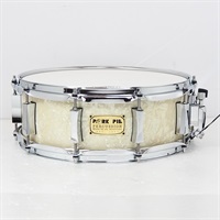 8ply Maple Snare Drum 14×5 - Vintage White Marine Pearl Wrap