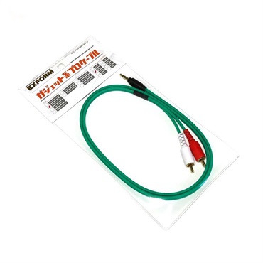 GRCA-PX2-1M 【ミニステレオ-RCARCAケーブル 1m】(エクスフォルム)