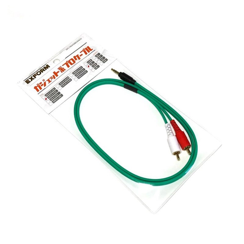 EXFORM GRCA-PX2-1M 【ミニステレオ-RCARCAケーブル 1m】(エクスフォルム)