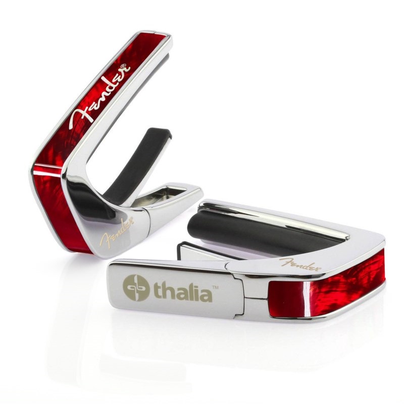 Thalia Capo Fender Red Angel Wing w/White Spaghetti Logo タリア カポ