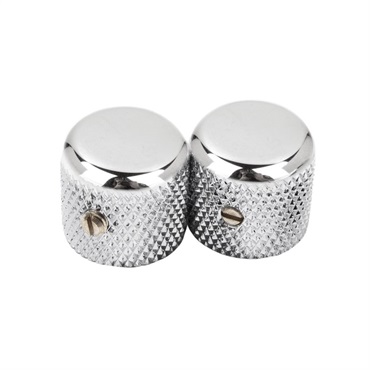 Fender USA 【夏先取り大特価セール】Pure Vintage '52 Telecaster Knurled Knobs， (2)， Chrome [0094040049]