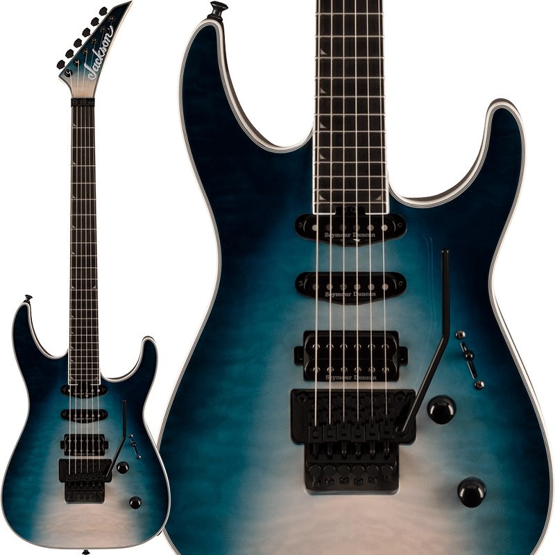 Jackson Pro Plus Series Soloist SLA3Q (Polar Burst/Ebony)