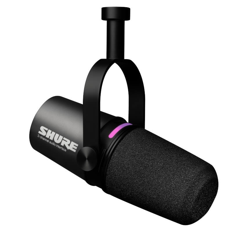 SHURE 【GW激得セール】MV7i(USB-C接続対応ダイナミック型USBマイク・XLR入力対応オーディオインターフェイス)(MV7I-J)(シュア)
