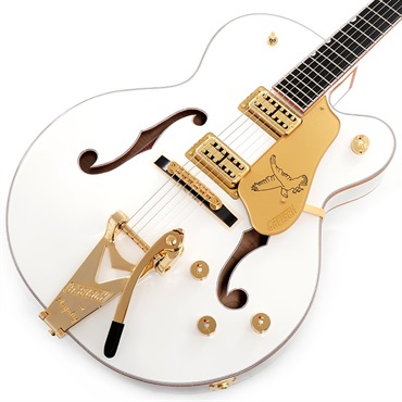 GRETSCH G6136TG Players Edition Falcon Hollow Body with String-Thru Bigsby (White/Ebony Fingerboard)