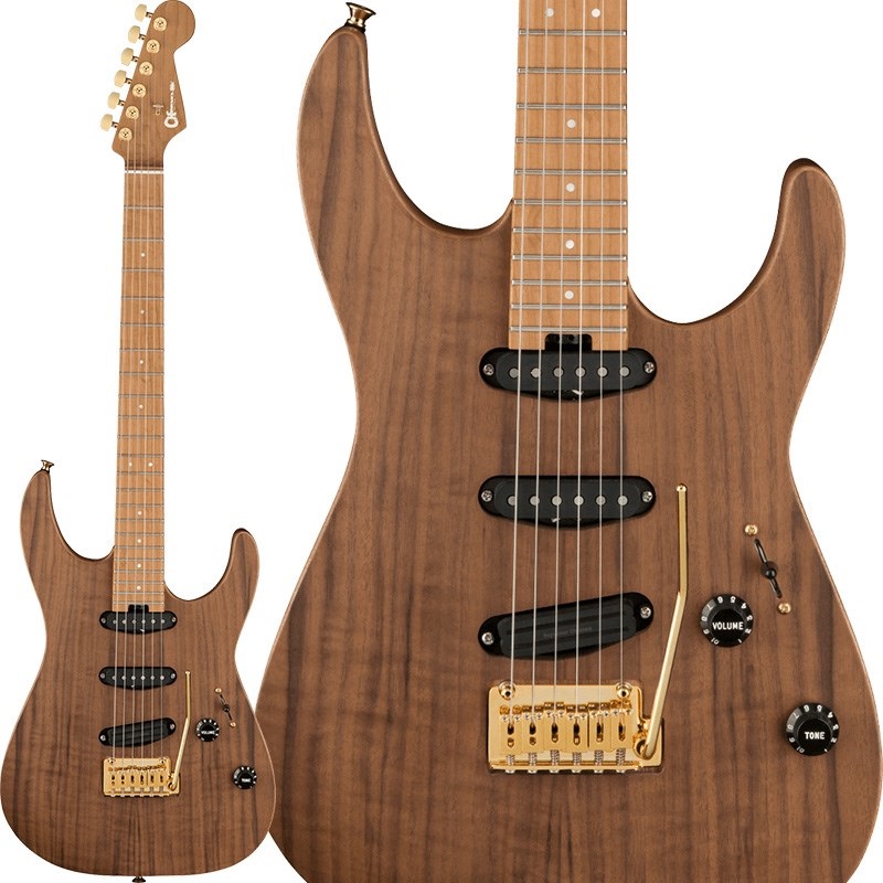Charvel Pro-Mod DK22 SSS 2PT CM Mahogany with Walnut