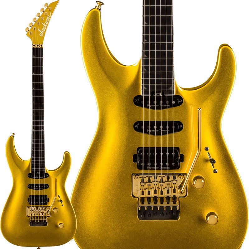 Jackson Pro Plus Series Soloist SLA3 (Gold Bullion/Ebony)