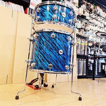 dw Collector's Hybrid Shell PurpleCore/Maple 4pc Drum Kit Exotic