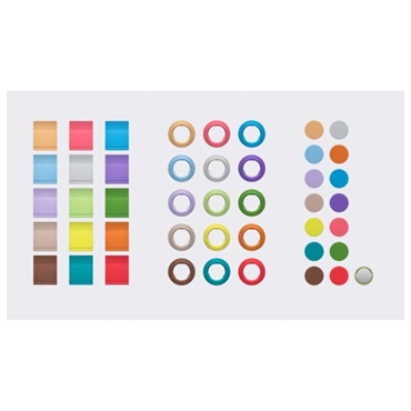 SENNHEISER EW-D COLOR CODING SET(カラーコーディングセット(EM/SK/SKM))(EW-Dアクセサリ)(ゼンハイザー)