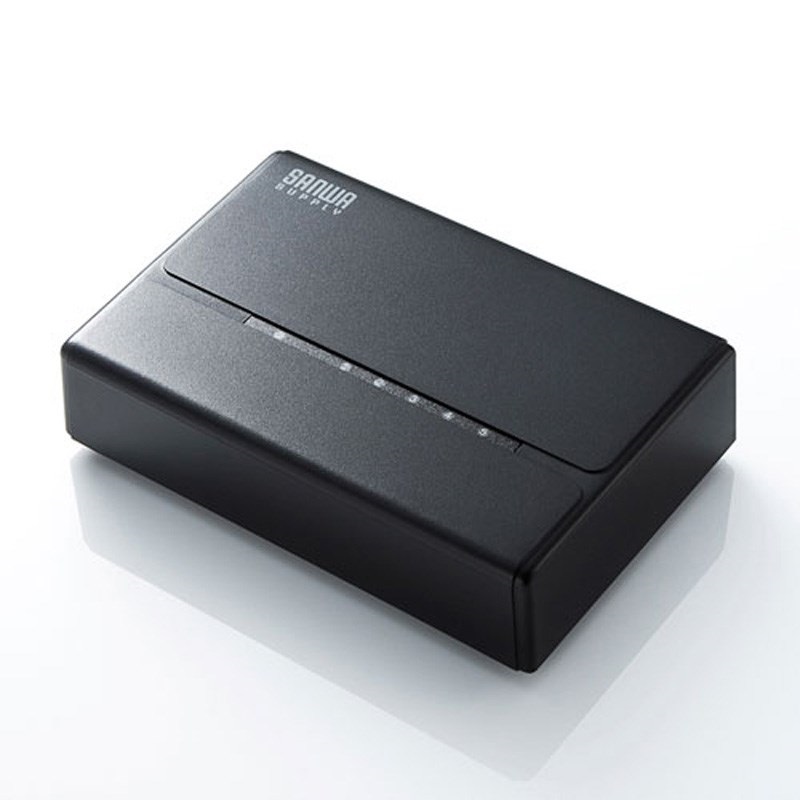 SANWA SUPPLY LAN-SWHP501BK (スイッチングハブ)(サンワサプライ)