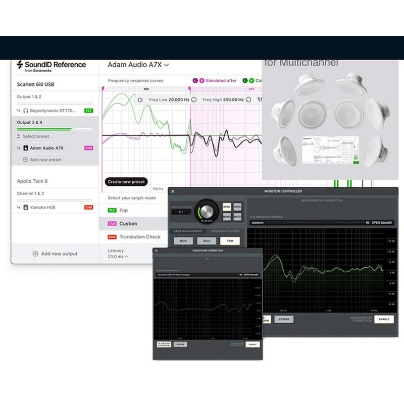 Sonarworks SoundID Reference for Multichannel and Apollo Monitor Correction Add-on bundle (ソナーワークス)(サウンドID)(オンライン納品)(2時間以内に納品)