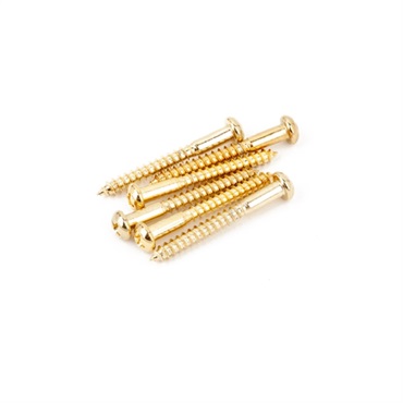 Fender USA Vintage-Style Strat Bridge Mounting Screws (Gold) [0018787049]