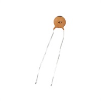 Pure Vintage Bright Control Capacitor， Ceramic Disc 47pF @ 500V[#0051408049]