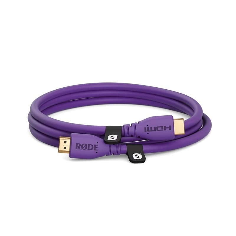 RODE HDMIケーブル 1.5m(パープル)(ロード)(4K60P対応)(HDMI 2.0規格)