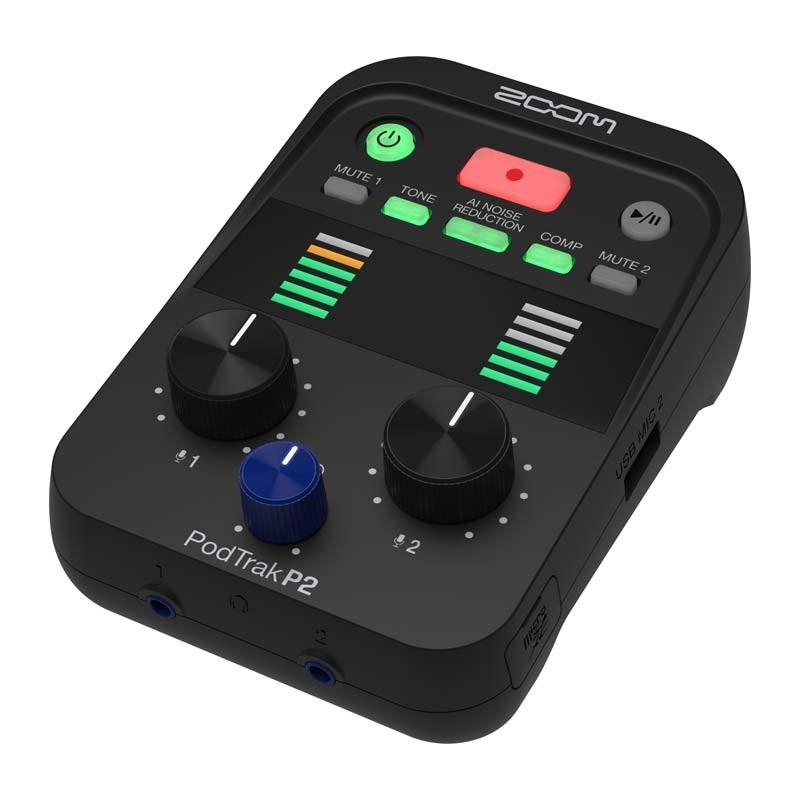 ZOOM PodTrak P2 (ズーム)(ポッドトラック) 【初回入荷在庫僅少・完売の際は次回入荷4月下旬～5月中旬ご予約】