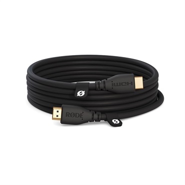 RODE HDMIケーブル 3m(ブラック)(ロード)(4K60p/18Gbps)(HDMI 2.0規格)