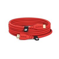 HDMIケーブル 3m(レッド)(ロード)(4K60p/18Gbps)(HDMI 2.0規格)