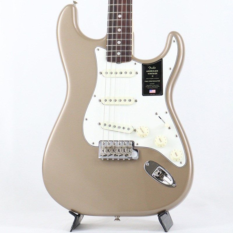 Fender USA American Vintage II 1965 Stratocaster (Shoreline Gold/Round-Lam Rosewood)