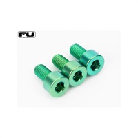 【旧価格特価】Titanium Nut Clamping Screw Set (3)- GREEN