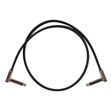 ERNIE BALL Flat Ribbon Patch Cable 24in (Black) Single [#P06228]