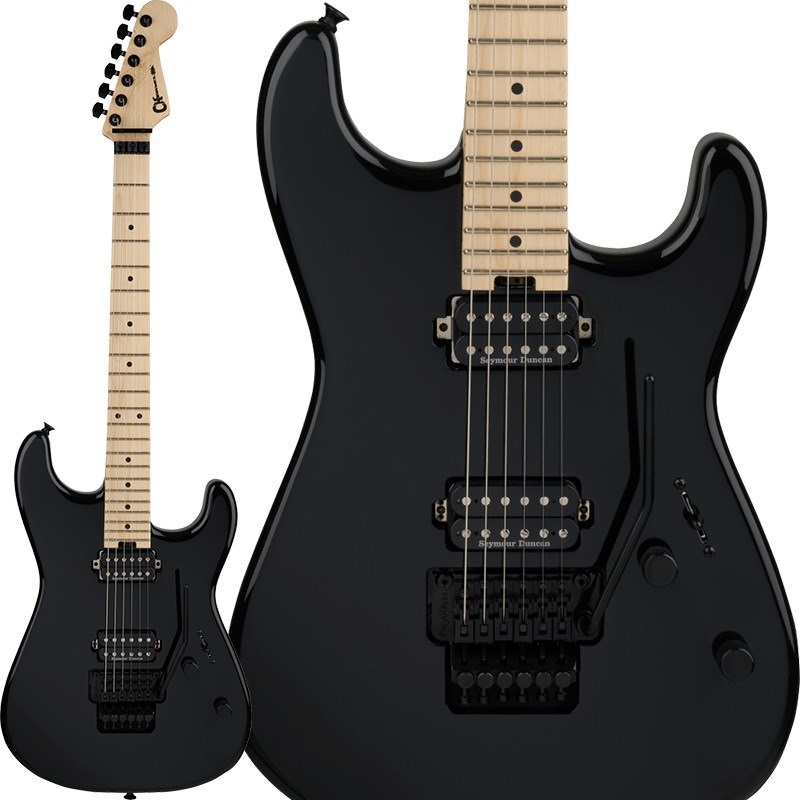 Charvel Pro-Mod San Dimas Style 1 HH FR MPL (Gloss Black/Maple)
