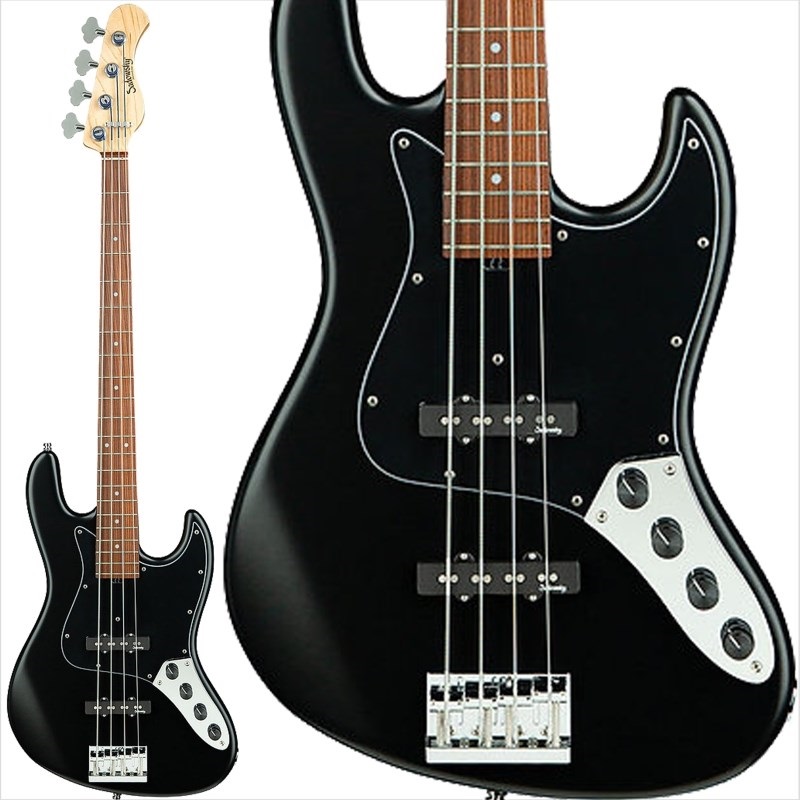MetroLine 21-Fret Vintage J/J Bass Alder 4st (BLK STN)の商品画像