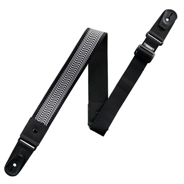 basiner DURA GUITAR STRAP VG HARDCORE SERIES BLACK CHECKER
