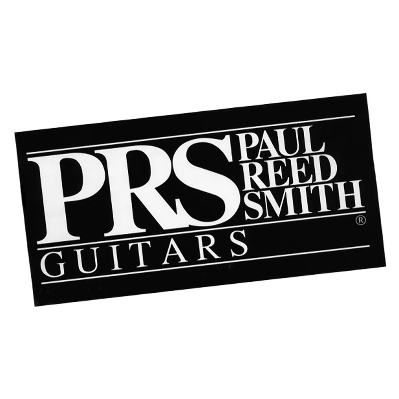 P.R.S. PRS BLOCK LOGO STICKER BLACK