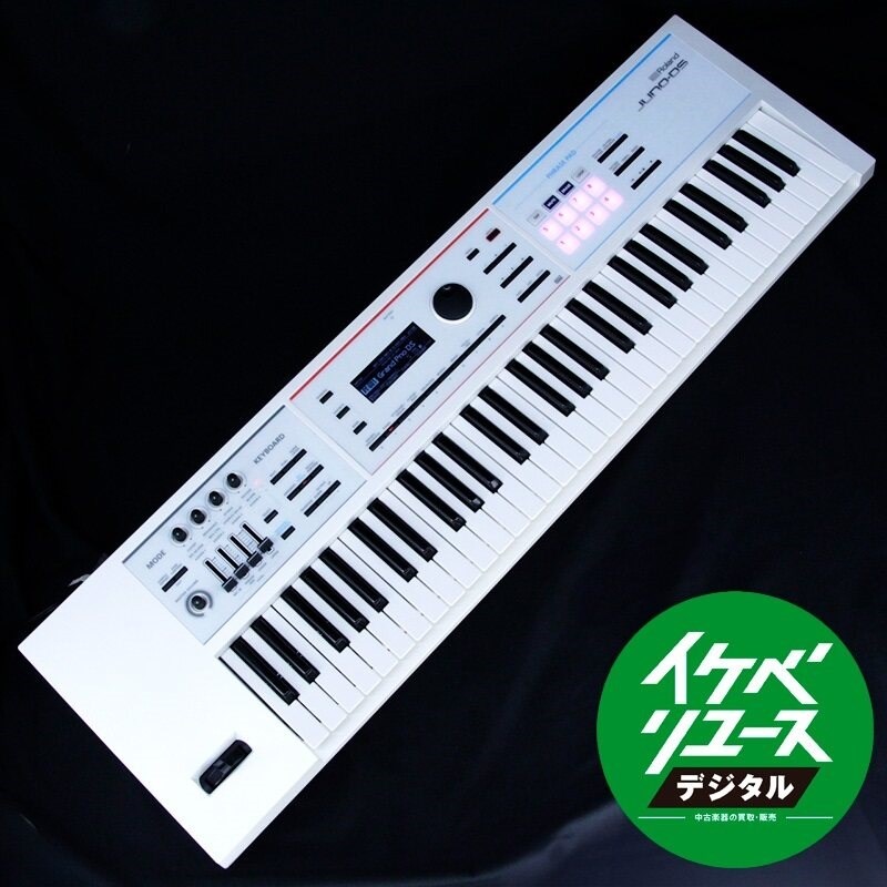 本店は 保証期間内Roland juno-ds61w 鍵盤楽器