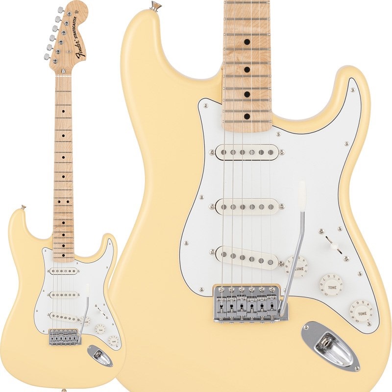 Fender Made in Japan Traditional 70s Stratocaster (Vintage White/Maple)