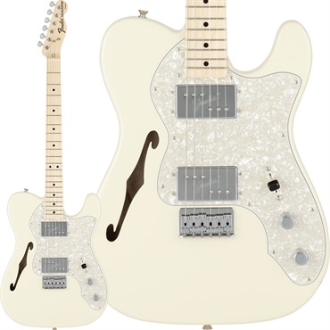 Traditional 70s Telecaster Thinline (Olympic White/Maple)