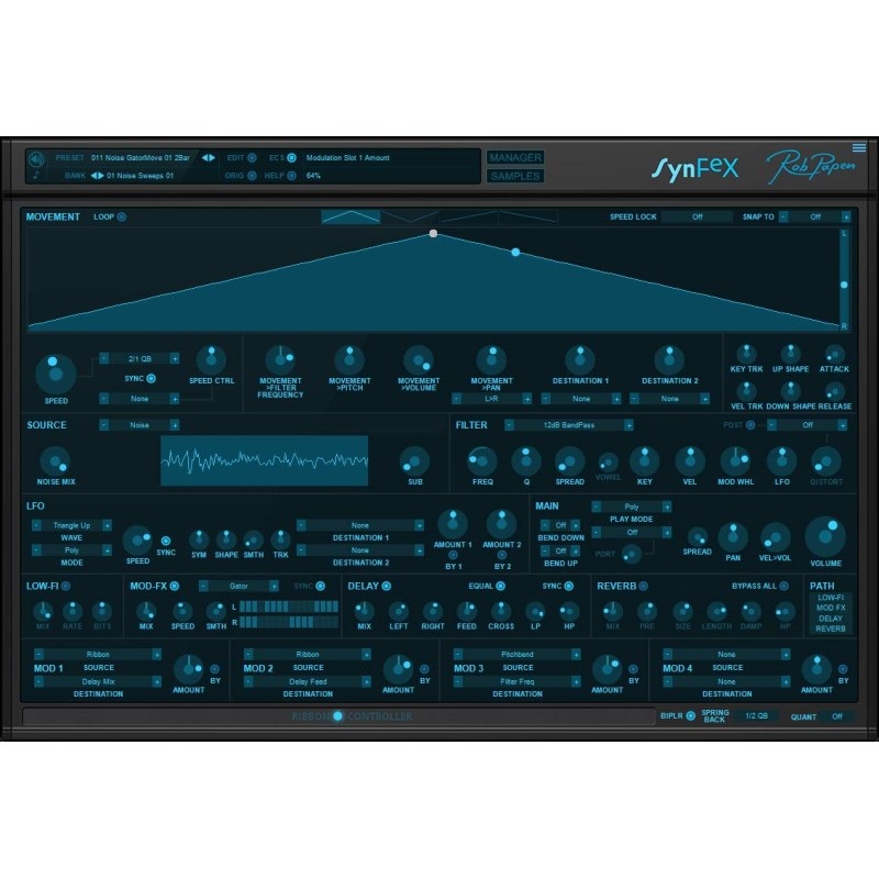 Rob Papen SynFeX (ロブパペン)(ソフトシンセ)(代引不可)(オンライン納品)