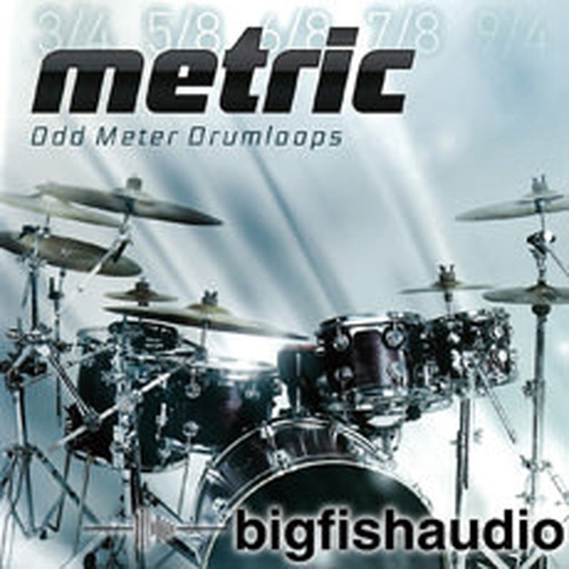 BIG FISH AUDIO METRIC ODD METER DRUMLOOPS(オンライン納品)(2時間以内に納品)