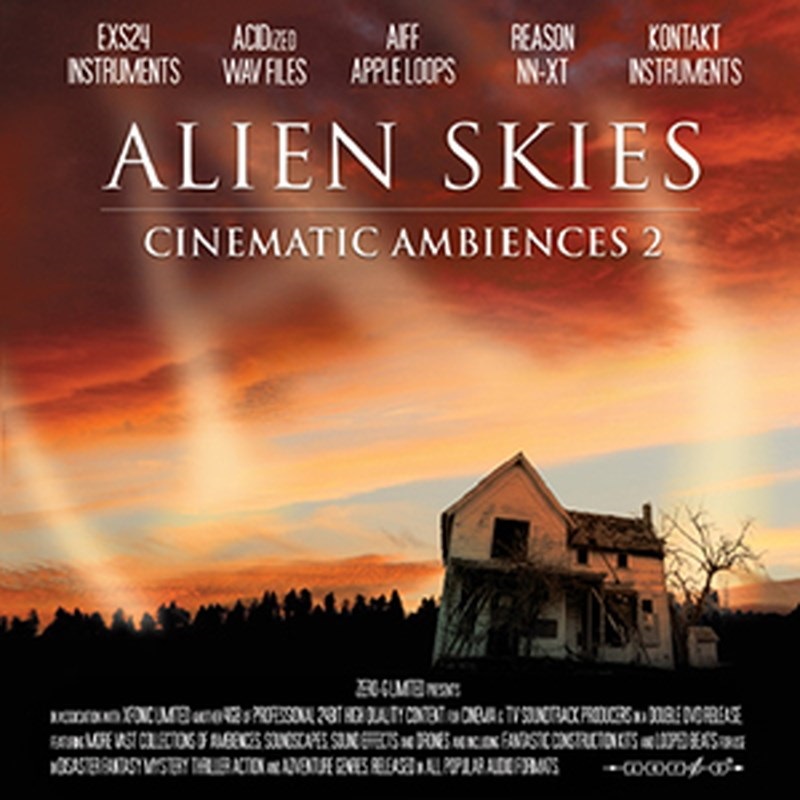 ZERO-G ALIEN SKIES - CINEMATIC AMBIENCES 2(オンライン納品)(2時間以内に納品)