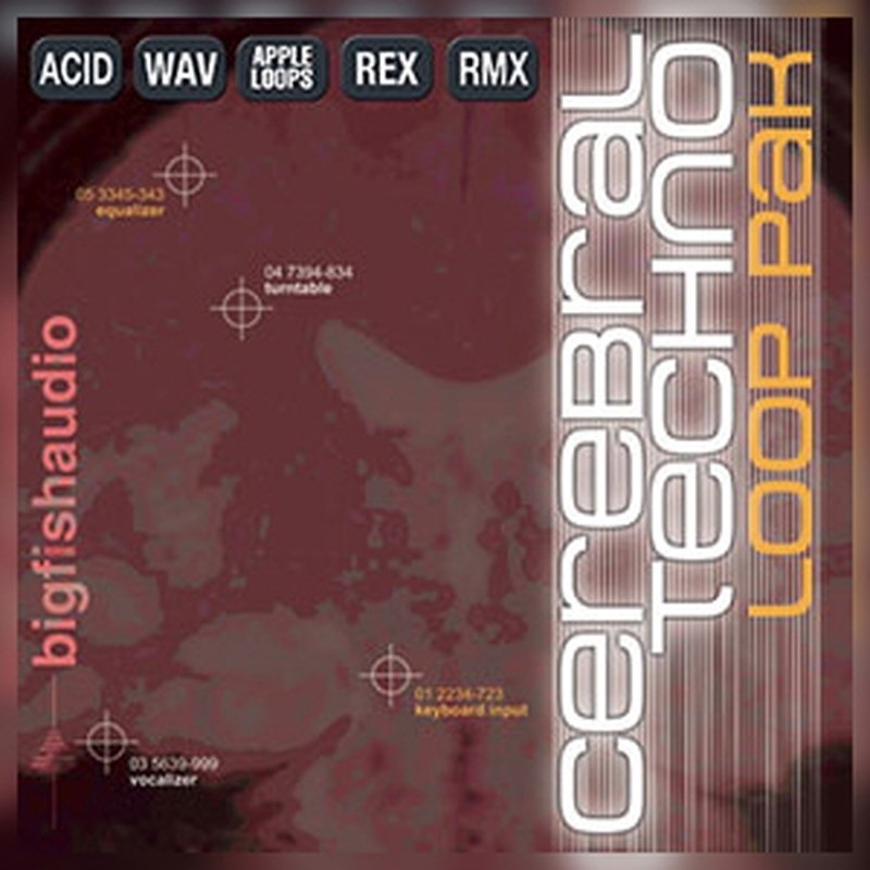 BIG FISH AUDIO CEREBRAL - TECHNO LOOP PAK(オンライン納品)(2時間以内に納品)