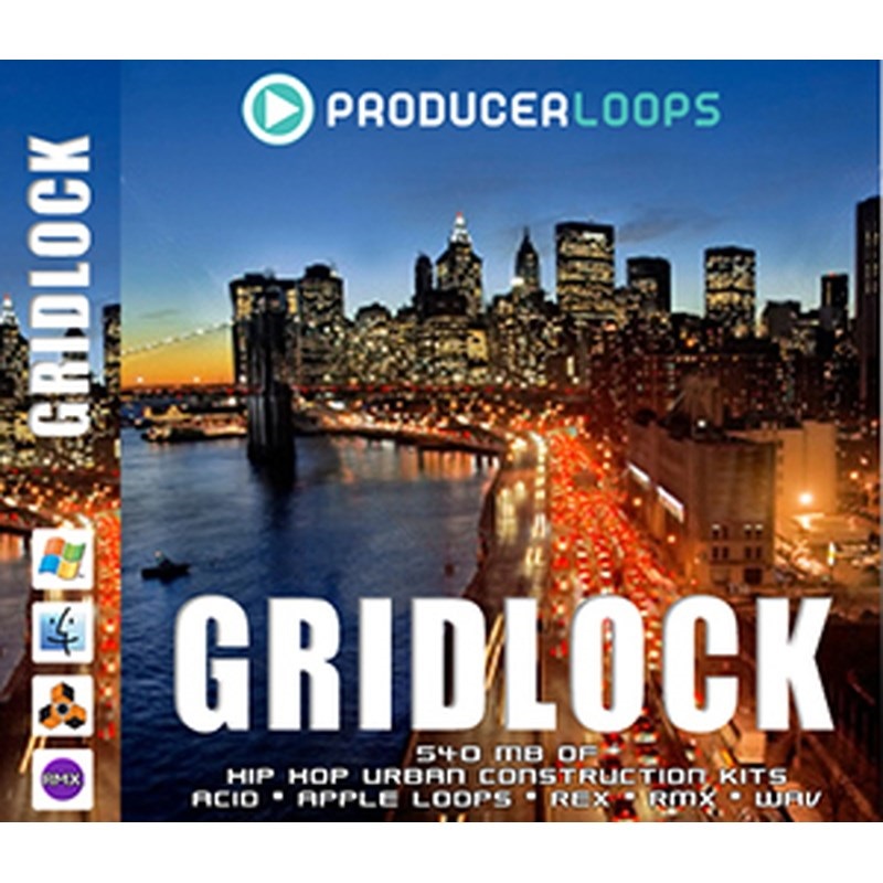 PRODUCER LOOPS GRIDLOCK: HIP HOP CONSTRUCTION KITS(オンライン納品)(2時間以内に納品)