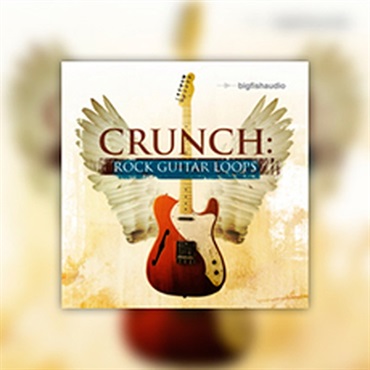 BIG FISH AUDIO CRUNCH: ROCK GUITAR LOOPS(オンライン納品)(2時間以内に納品)