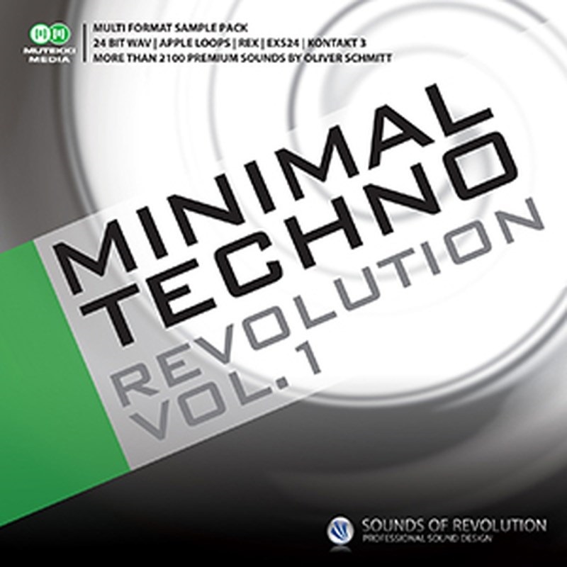 SOUNDS OF REVOLUTION MINIMAL TECHNO REVOLUTION VOL.1(オンライン納品)(2時間以内に納品)