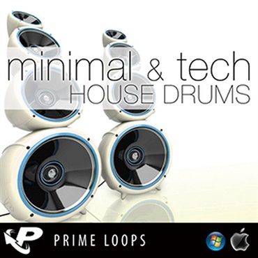 PRIME LOOPS MINIMAL & TECH HOUSE DRUMS(オンライン納品)(2時間以内に納品)