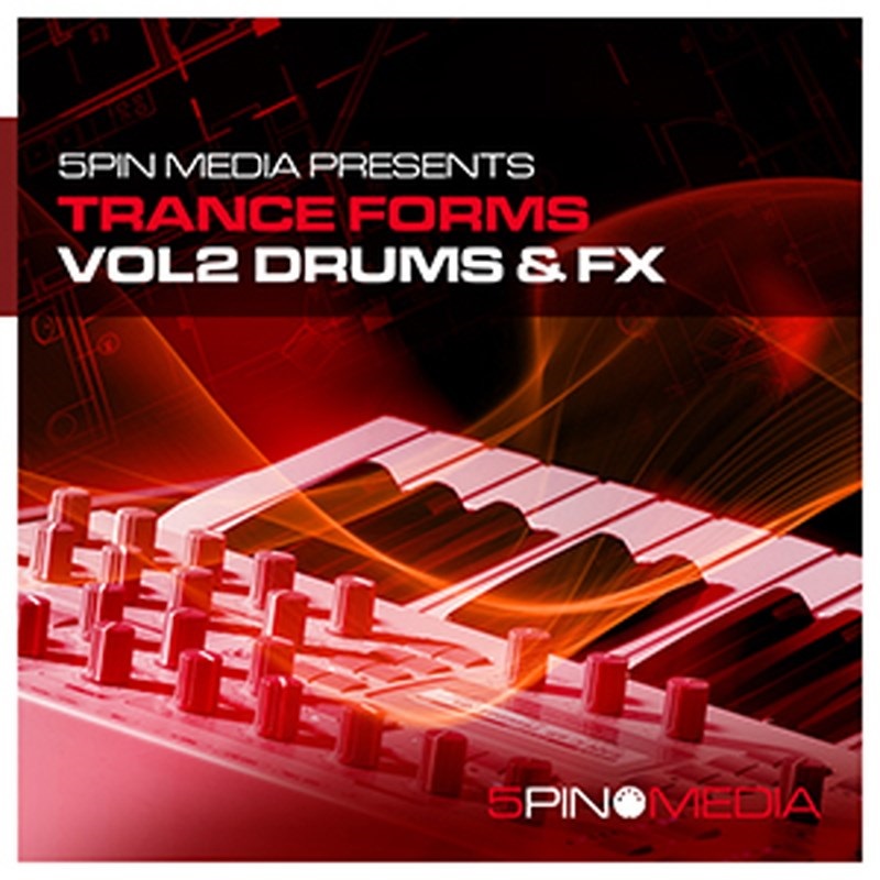 5PIN MEDIA TRANCE FORMS VOL.2 - DRUMS & FX(オンライン納品)(2時間以内に納品)
