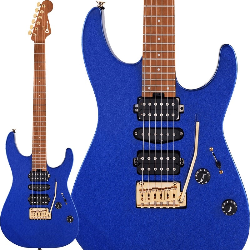 Charvel Pro-Mod Series DK24 HSH 2PT CM (Mystic Blue/Caramelized