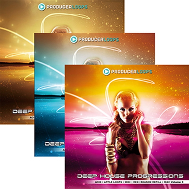 PRODUCER LOOPS DEEP HOUSE PROGRESSIONS BUNDLE (VOLS 1-3)(オンライン納品)(2時間以内に納品)