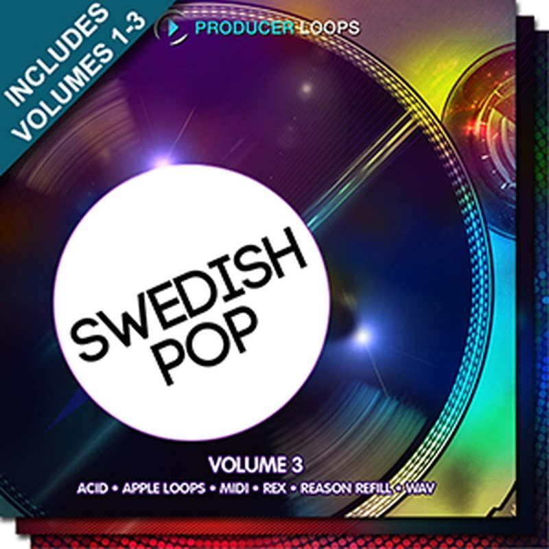 PRODUCER LOOPS SWEDISH POP BUNDLE (VOLS 1-3)(オンライン納品)(2時間以内に納品)