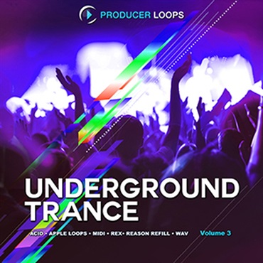 PRODUCER LOOPS UNDERGROUND TRANCE VOL 3(オンライン納品)(2時間以内に納品)