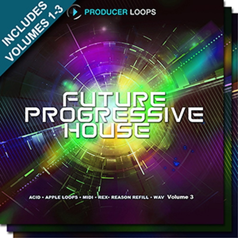 PRODUCER LOOPS FUTURE PROGRESSIVE HOUSE BUNDLE (VOLS 1-3)(オンライン納品)(2時間以内に納品)